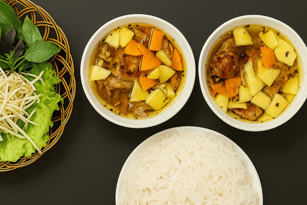 The bun cha portion is generous, with plenty of noodles to leave you feeling full and satisfied